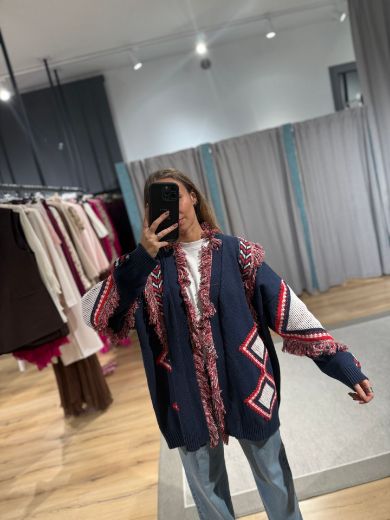 Immagine di CARDIGAN FRANGE GEOMETRIC