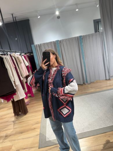 Immagine di CARDIGAN FRANGE GEOMETRIC