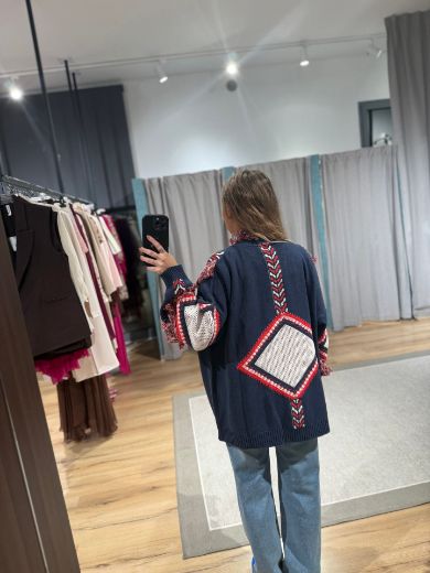 Immagine di CARDIGAN FRANGE GEOMETRIC