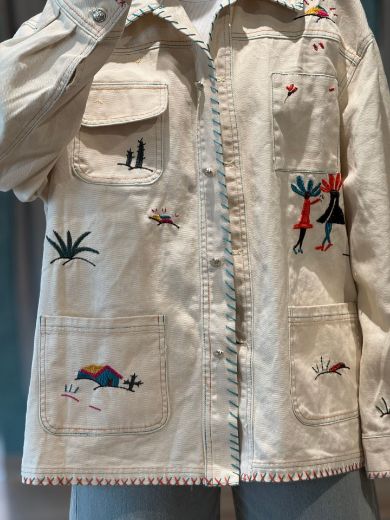 Immagine di GIACCA JEANS RICAMI
