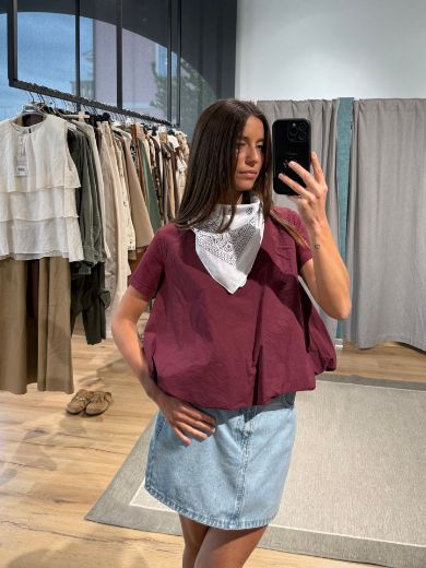 Immagine di T-SHIRT MANICA PALLONCINO BANDANA