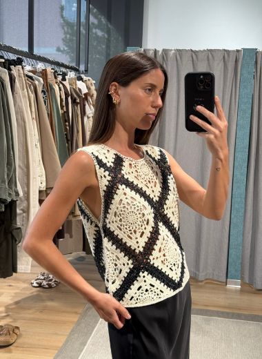 Immagine di TOP MACRAME ROMBI