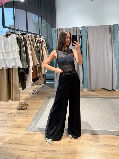 Immagine di PANTALONE DONNA RASO RETE