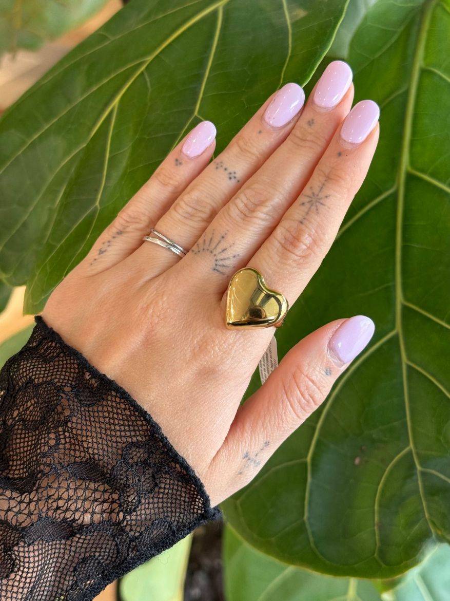 Immagine di ANELLO CUORE BOMBATO