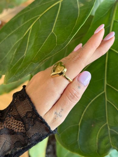 Immagine di ANELLO CUORE BOMBATO