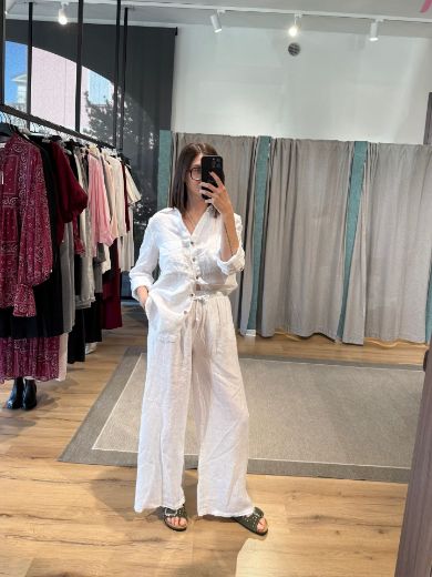 Immagine di PANTALONE LINO ELASTICO