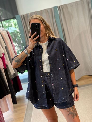Immagine di COORDINATO DENIM FIORI