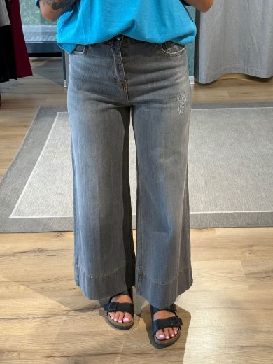 Immagine di JEANS PALAZZO CROPPED GREY