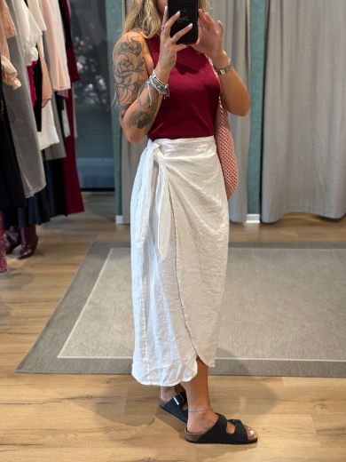 Immagine di GONNA PAREO IN LINO