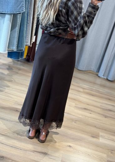 Immagine di GONNA SATIN PIZZO