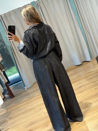 Immagine di TUTA JEANS CON CINTURA