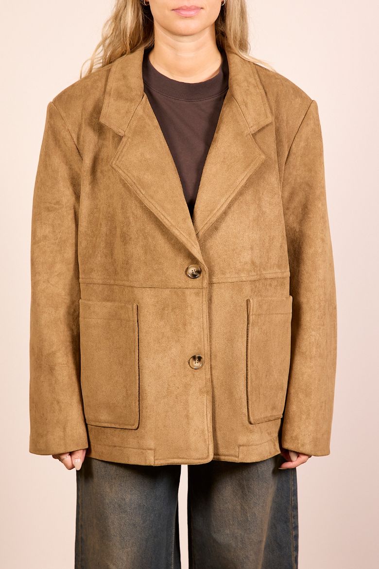 Immagine di BLAZER SCAMOSCIATO CAMMELLO