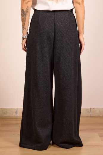 Immagine di PANTALONE MISTO LANA NERO
