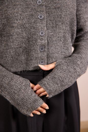 Immagine di CARDIGAN GRIGIO BOTTONI