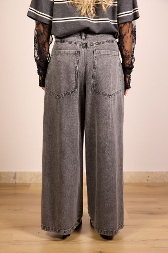 Immagine di JEANS NERO SLAVATO