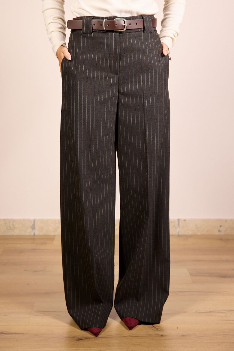 Immagine di PANTALONE GESSATO ANTRACITE