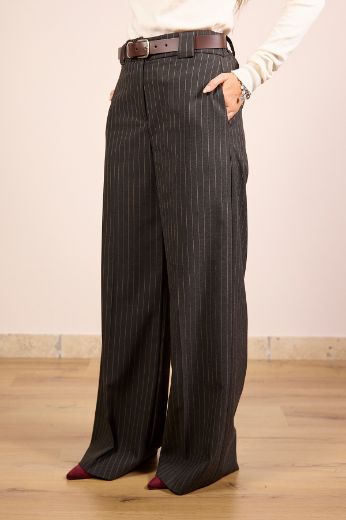 Immagine di PANTALONE GESSATO ANTRACITE