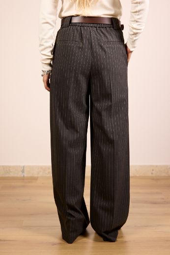 Immagine di PANTALONE GESSATO ANTRACITE