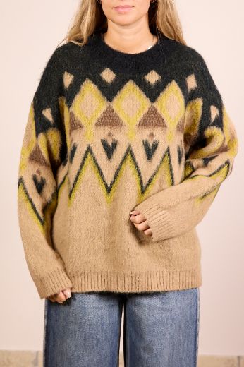 Immagine di MAGLIONE NORVEGIA CAMEL