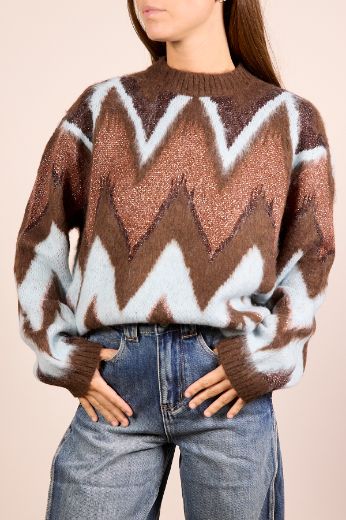 Immagine di MAGLIONE LUREX CHEVRON