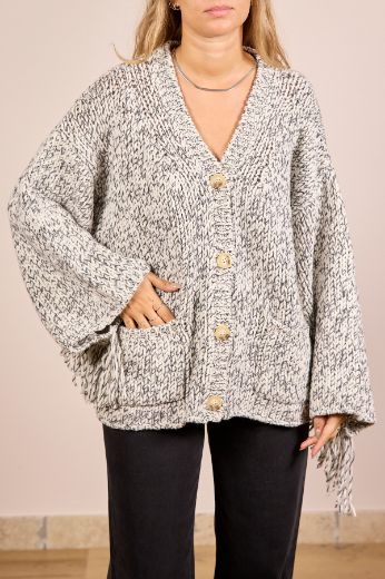 Immagine di CARDIGAN FRANGE MELANGE