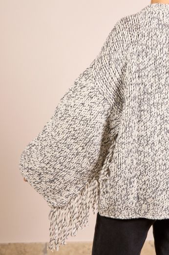 Immagine di CARDIGAN FRANGE MELANGE