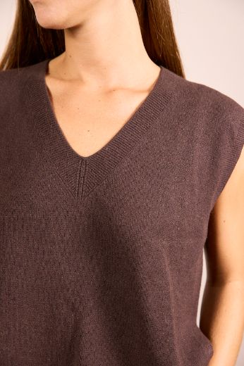 Immagine di GILET IN MAGLIA SCOLLO A V