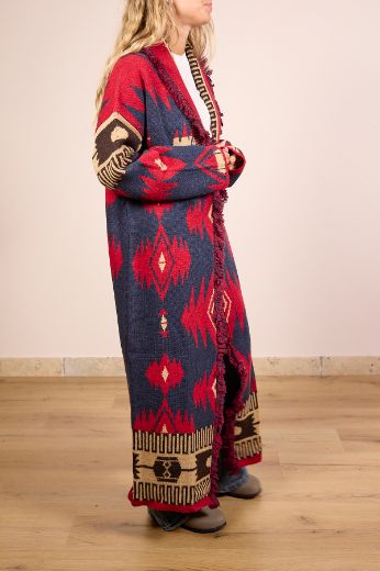 Immagine di CARDIGAN LUNGO ETNICO