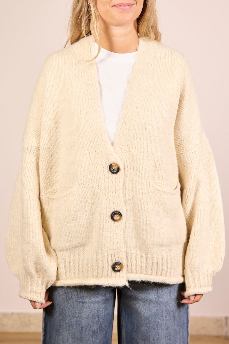 Immagine di CARDIGAN 3 BOTTONI - Disponibile in PANNA, MARRONE, BORDEAUX, NERO, GRIGIO, VERDE MILITARE, OLIO, FANGO, ANTRACITE