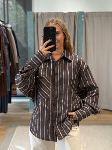Immagine di CAMICIA A RIGHE MORO