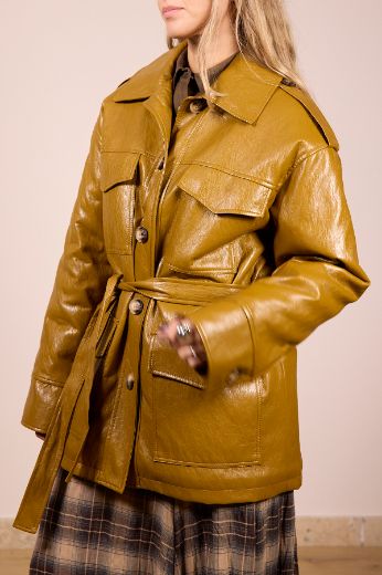 Immagine di TRENCH IMBOTTITO - Disponibile in BORDEAUX, SENAPE