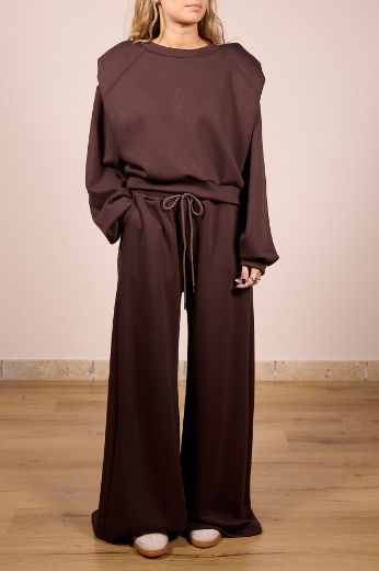 Immagine di PANTALONE TUTA LARGO - Disponibile in MARRONE, GRIGIO