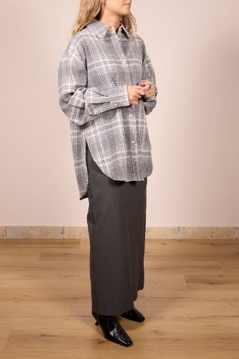 Immagine di CAMICIA OVER MISTO LANA