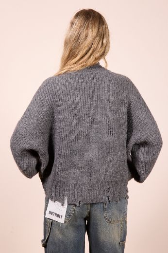 Immagine di CARDIGAN IN MAGLIA CON ROTTURE
