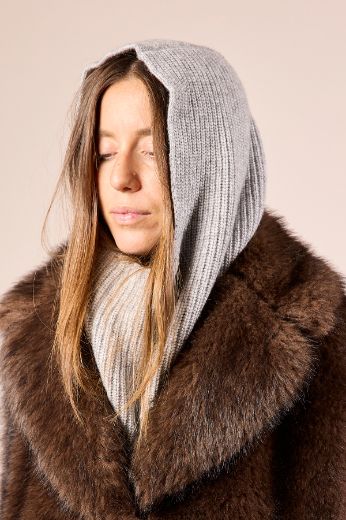 Immagine di BALACLAVA MISTO LANA/CASHMERE - Disponibile in NERO, MARRONE, GRIGIO, BORDEAUX, BEIGE