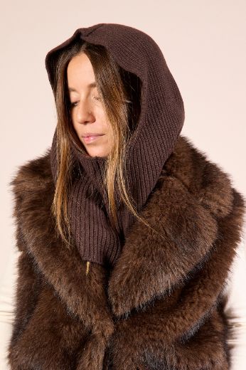 Immagine di BALACLAVA MISTO LANA/CASHMERE - Disponibile in NERO, MARRONE, GRIGIO, BORDEAUX, BEIGE