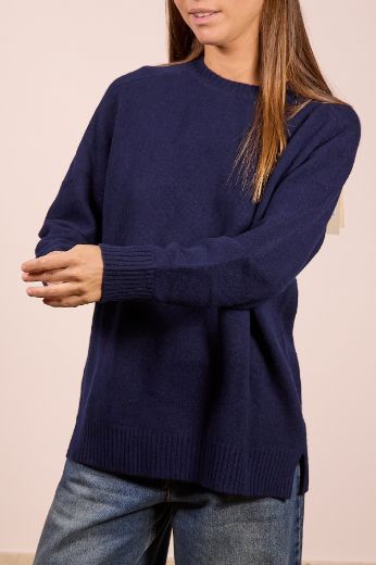 Immagine di MAGLIONE 100% LANA GIROCOLLO - Disponibile in MARRONE, GRIGIO, BLU, BEIGE SCURO, BEIGE CHIARO, PANNA, GRIGIO SCURO, GRIGIO CHIARO, TAUPE