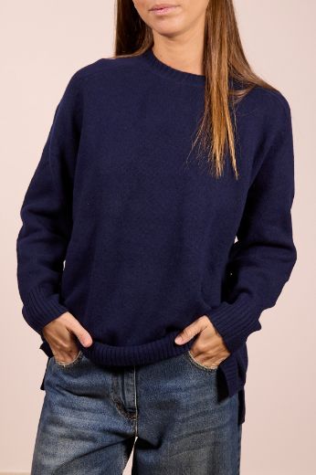 Immagine di MAGLIONE 100% LANA GIROCOLLO - Disponibile in MARRONE, GRIGIO, BLU, BEIGE SCURO, BEIGE CHIARO, PANNA, GRIGIO SCURO, GRIGIO CHIARO, TAUPE