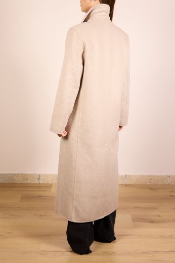 Immagine di CAPPOTTO LUNGO HANDMADE ICON - Disponibile in MARRONE, GRIGIO, TORTORA