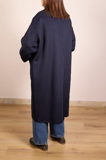 Immagine di CAPPOTTO LUNGO HANDMADE - Disponibile in NERO, BLU