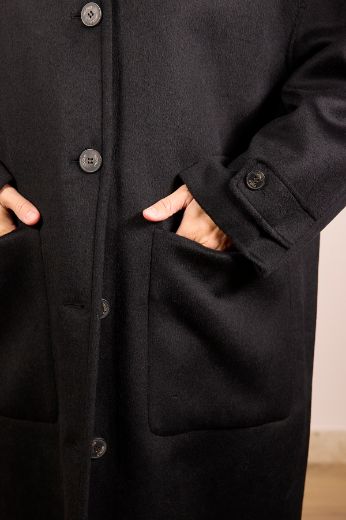 Immagine di CAPPOTTO LUNGO HANDMADE - Disponibile in NERO, BLU