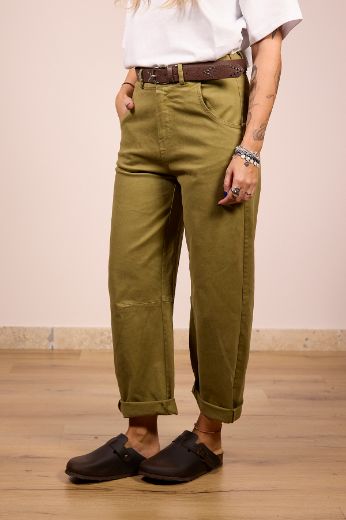 Immagine di PANTALONE OVETTO - Disponibile in OLIO, BLU, MARRONE