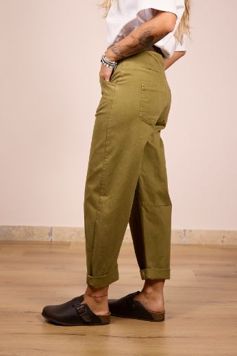 Immagine di PANTALONE OVETTO - Disponibile in OLIO, BLU, MARRONE