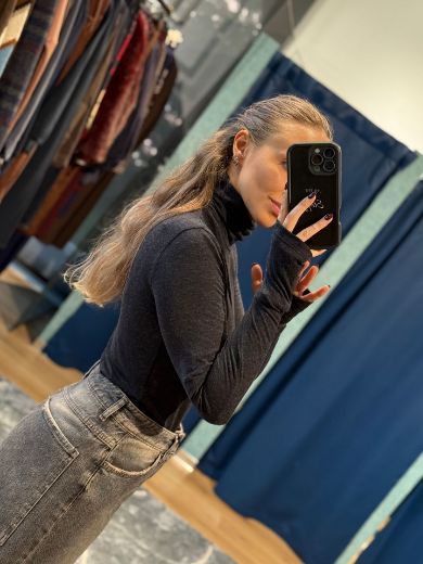 Immagine di MAGLIA LANA MODAL DOLCEVITA - Disponibile in NERO, MARRONE, GRIGIO