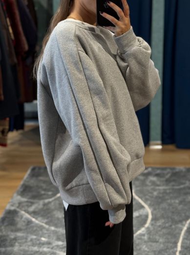 Immagine di FELPA BALOON - Disponibile in MARRONE, GRIGIO, PANNA, NERO