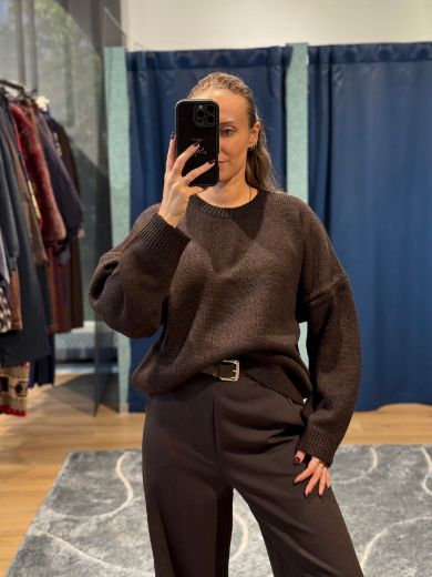 Immagine di MAGLIONE OVER BASIC - Disponibile in MORO, GRIGIO