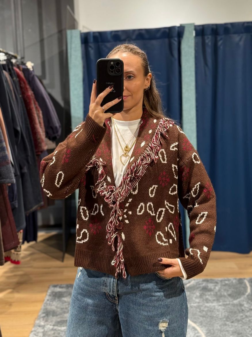 Immagine di CARDIGAN FANTASIA BANDANA