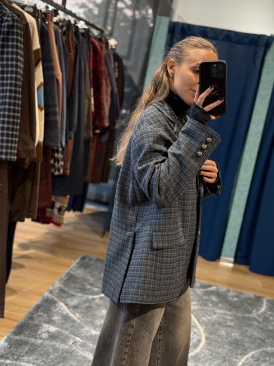 Immagine di GIACCA OVER GRIGIO/AZZURRO