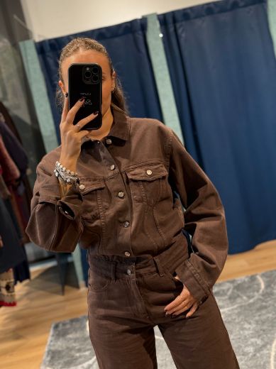 Immagine di JUMPSUIT DENIM BROWN