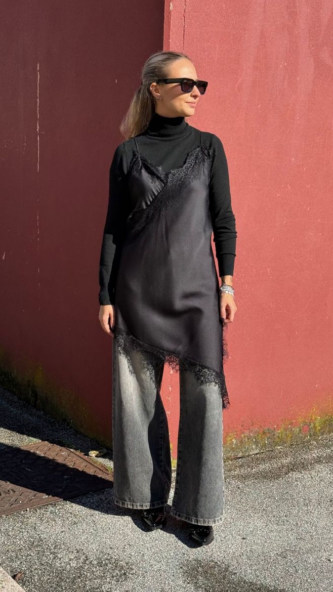 Immagine di ABITO PIZZO - Disponibile in MARRONE, NERO